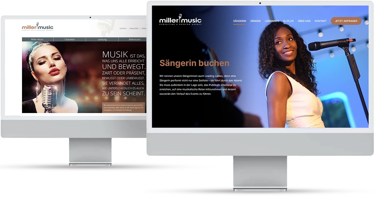 twin Webagentur - Relaunch einer Webseite