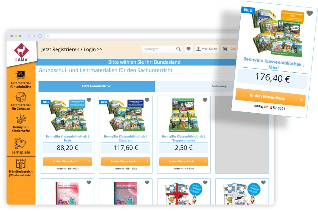 twin Webagentur - Shop Überarbeitung